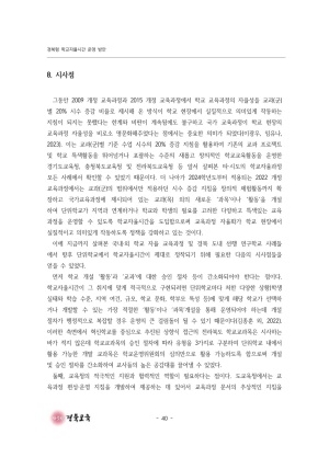 2023 교육정책 현장연구-06(경북형 학교 자율시간 운영 방안)