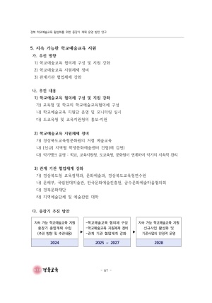 2023 교육정책 현장연구-08(경북 학교예술교육 활성화를 위한 중장기 계획 운영 방안 연구)